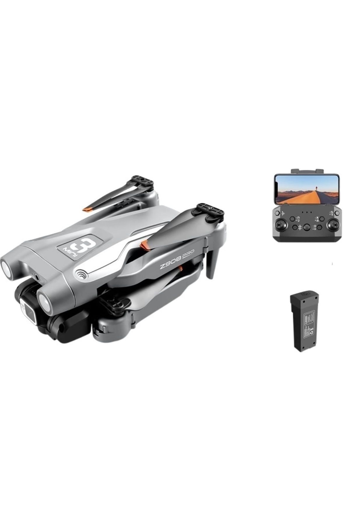 GÜMRÜK BEY Z908 Pro Drone Quadrotor RC Fırçasız Motor Profesyonel Çift HD Kamera Hava Fotoğrafçılığına Uygun