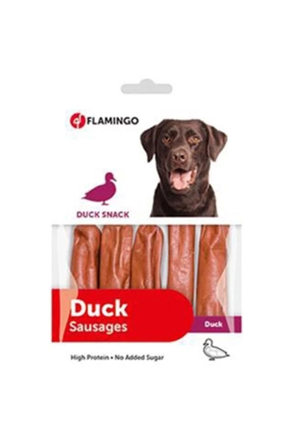 YNT İthalat Flamingo Ducksnack Ördekli Sosis Köpek Ödül Maması 85 Gr
