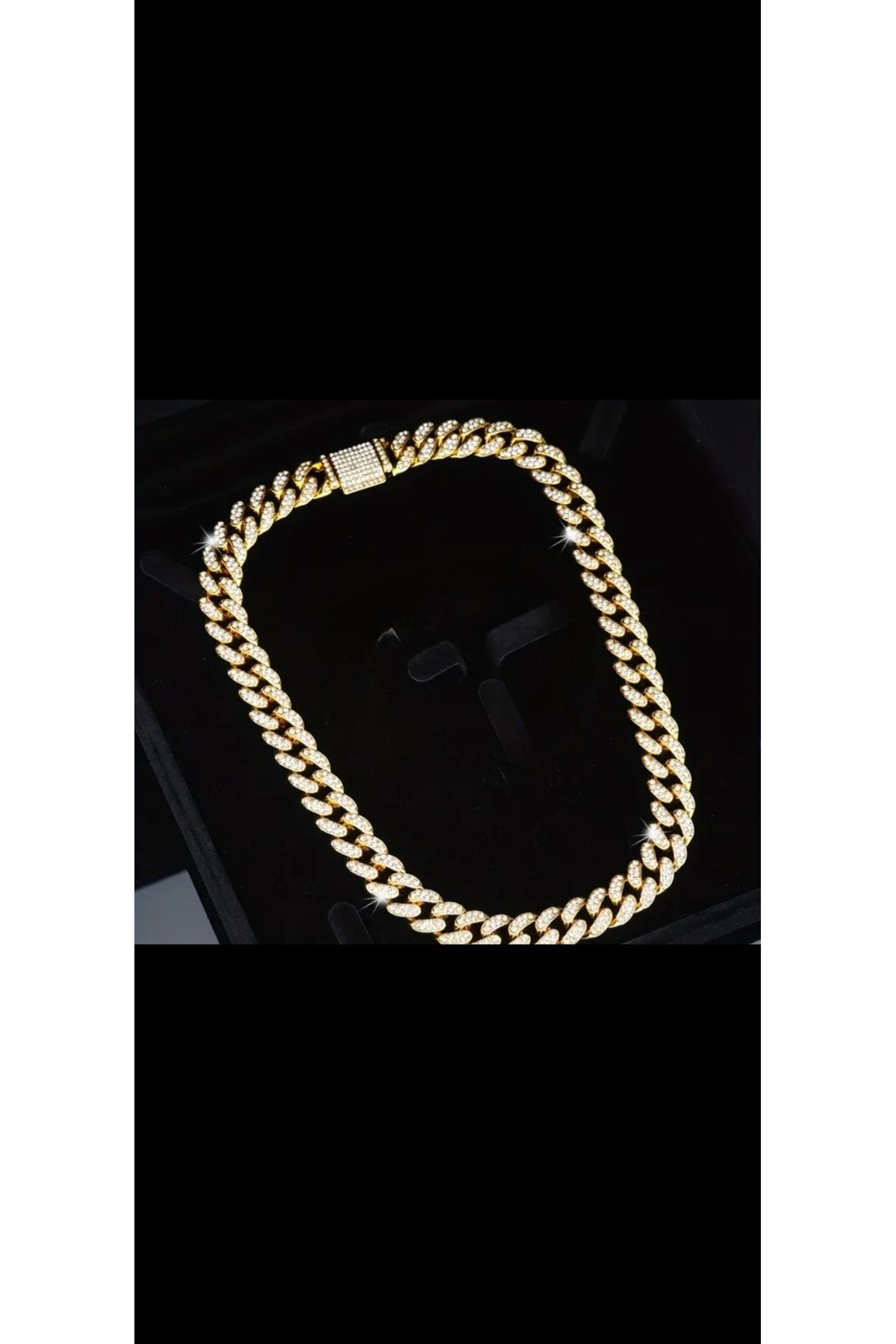 Lunia accessories Pirinç Gold Renk VIP Exclusive Gurmet Model Kadın Kolye