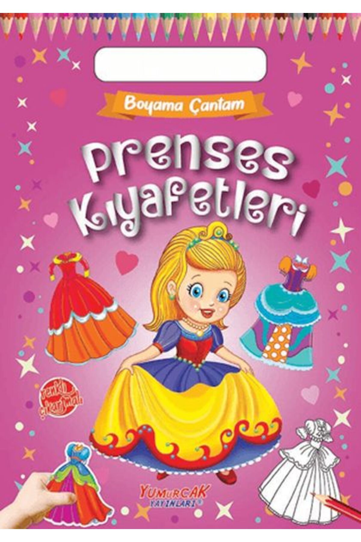 Yumurcak Yayınları Boyama Çantam - Prenses Kıyafetleri