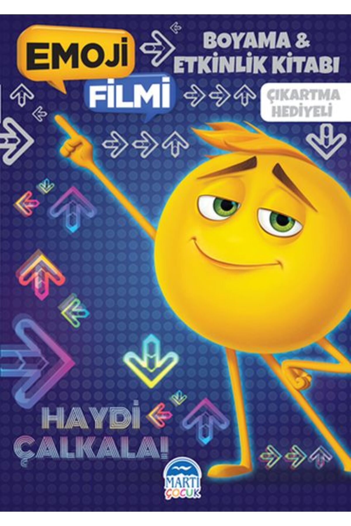 Martı Yayınları Emoji Filmi - Boyama & Etkinlik Kitabı