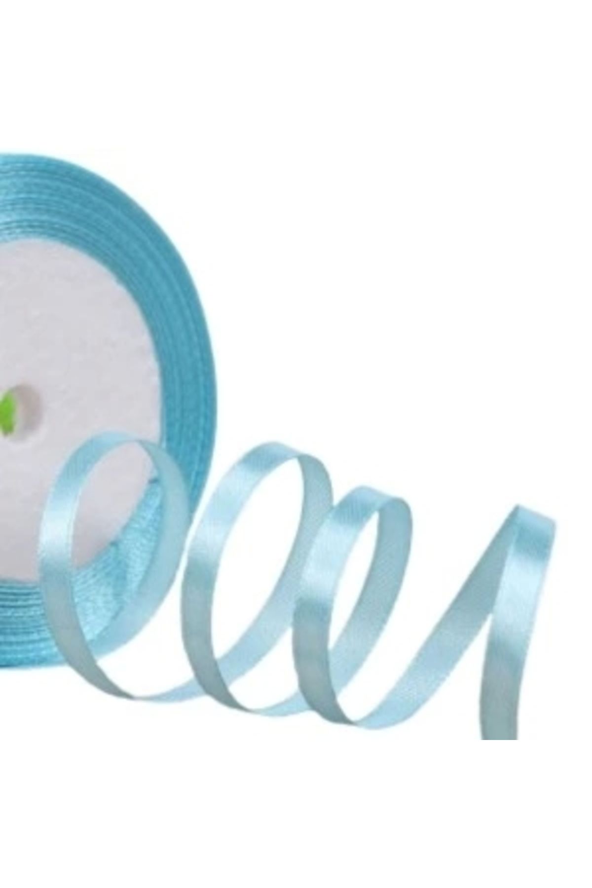 STOREMAX Saten Kurdele 6 mm Mint 1 Metre