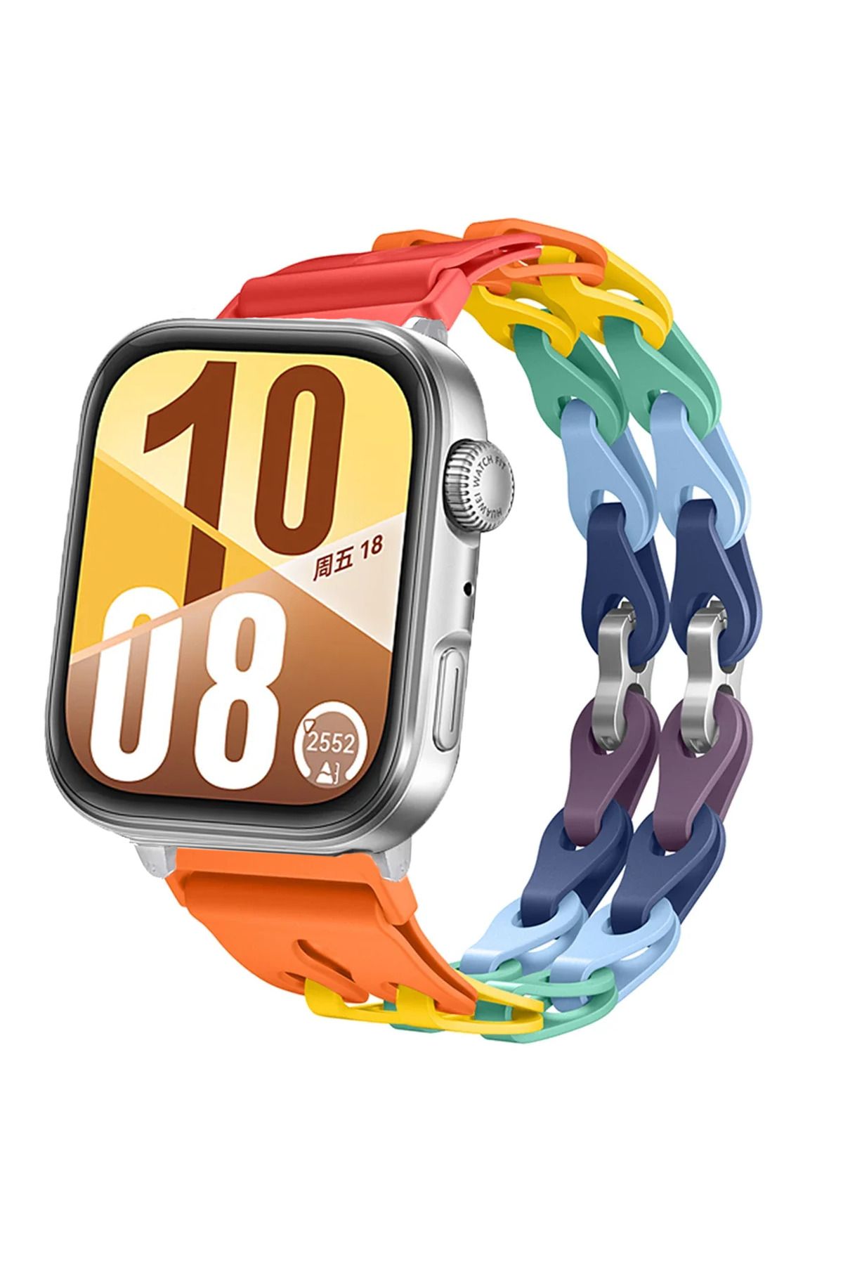 MMPSHOP Huawei Watch Fit 4 / Fit 4 Pro Uyumlu Ayarlanabilir Silikon Akıllı Saat Kordon