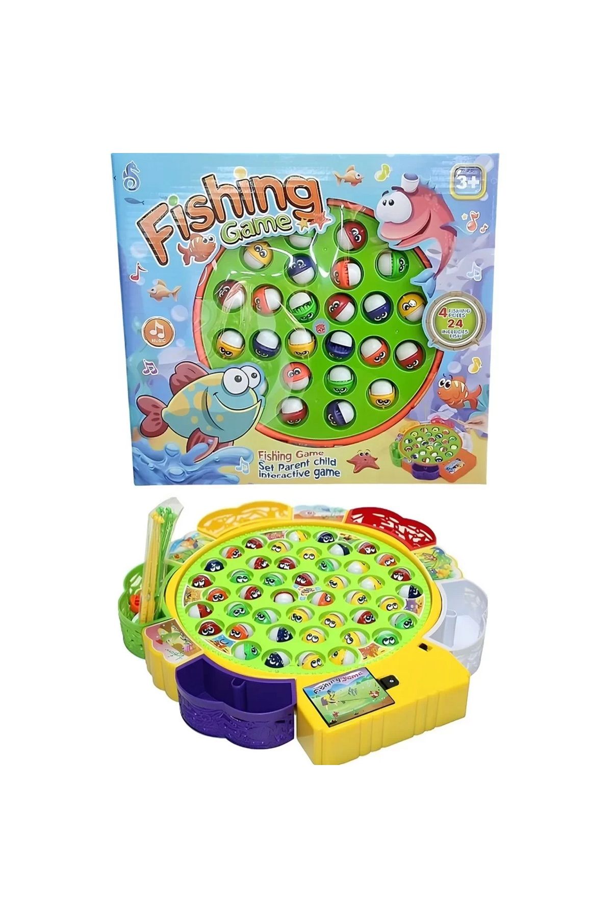 Tower Toys Kutulu Pilli Balık Oyunu Çoçukların El Ve Koordinasyonunu Geliştirir