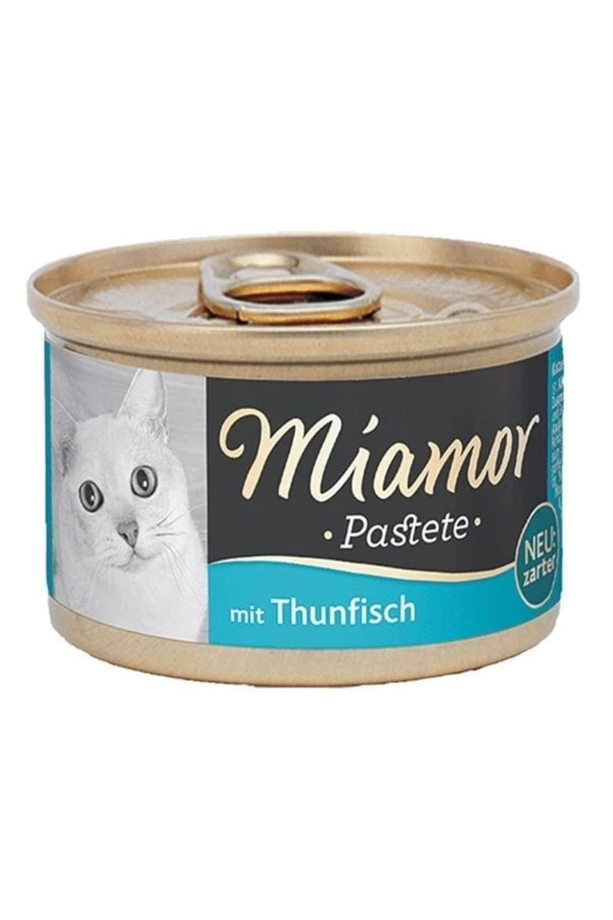 YNT İthalat Miamor Pastete Ton Balıklı Tahılsız Konserve Kedi Maması 85 Gr
