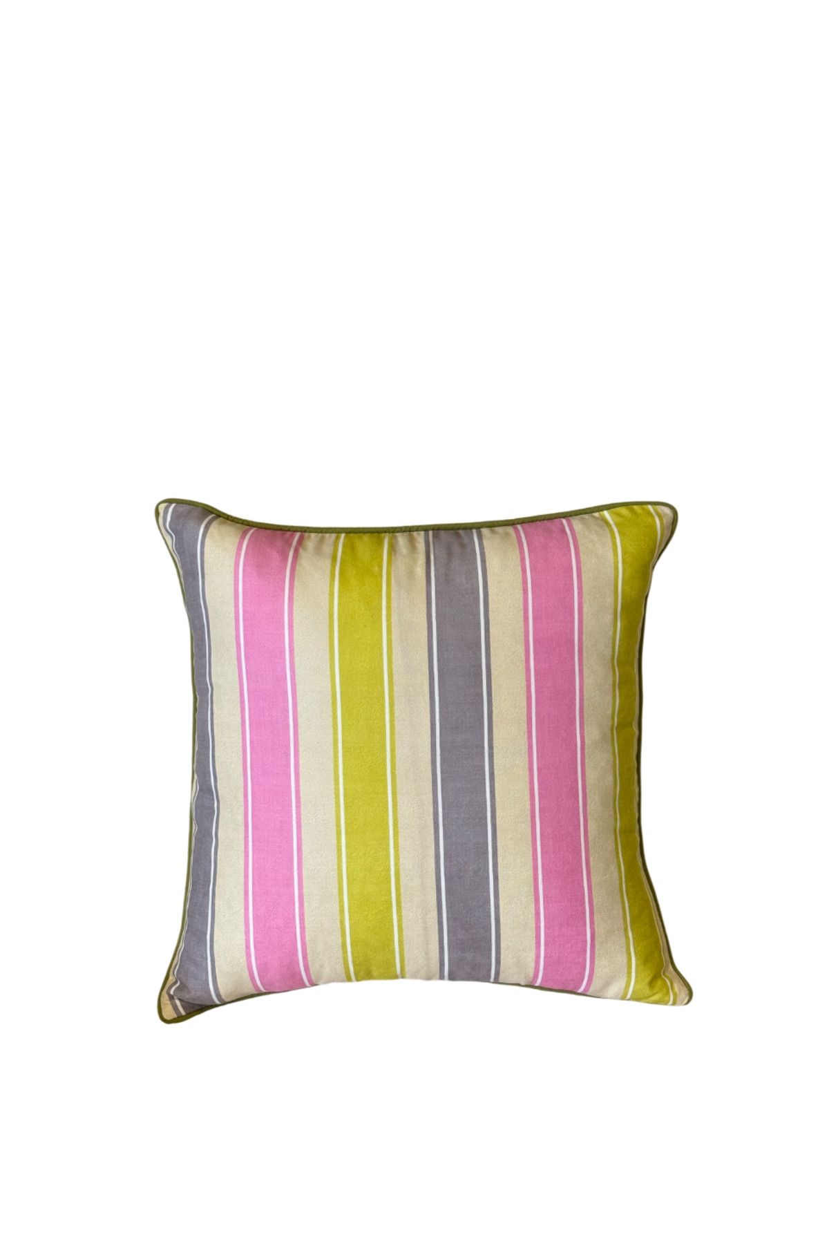 ESM Home Neon Pastel Çizgili Kırlent Kılıfı 45x45