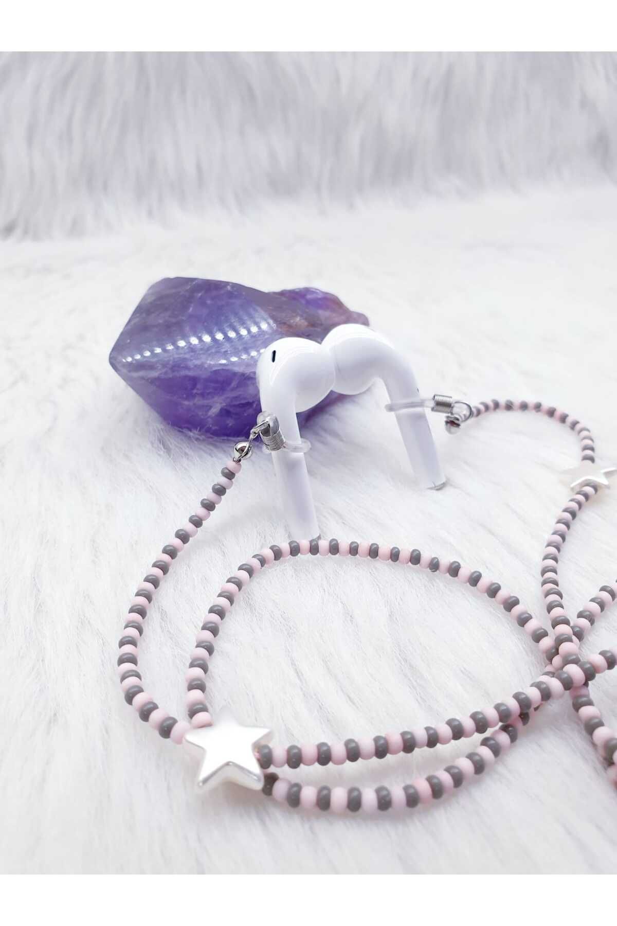 HAPPY HANDMADE ZİNCİR.../YILDIZ FİGÜRLÜ AİRPODS ASKISI/ AİRPODS ZİNCİRİ/YENİ NESİL AİRPODS AKSESUARI