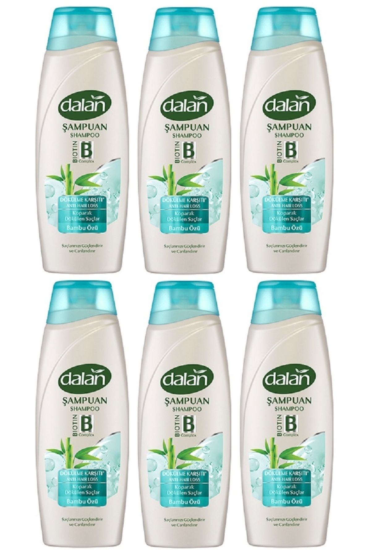 Dalan Şampuan Bambu Özlü Dökülme Karşıtı 450 Ml x 6 Adet