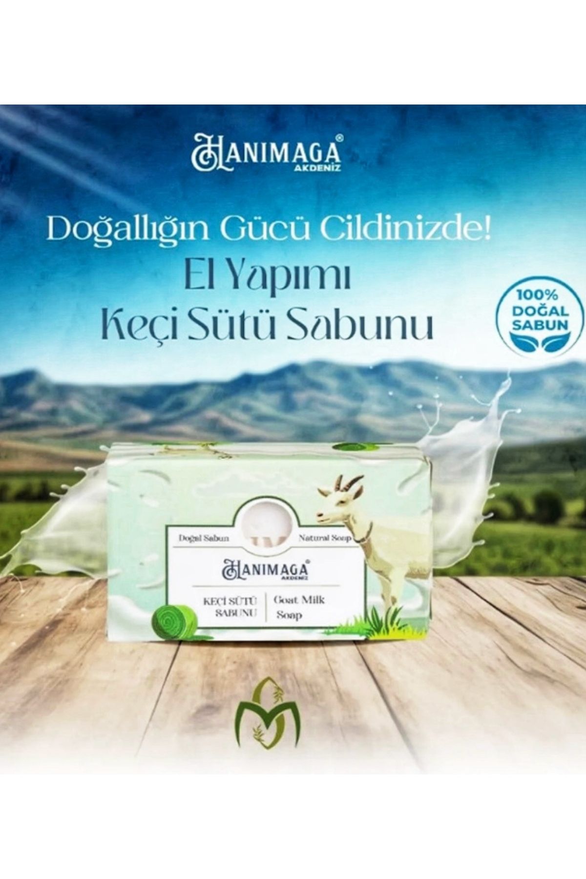 Hanımağa Akdeniz Keçi Sütü Sabunu 100 gr