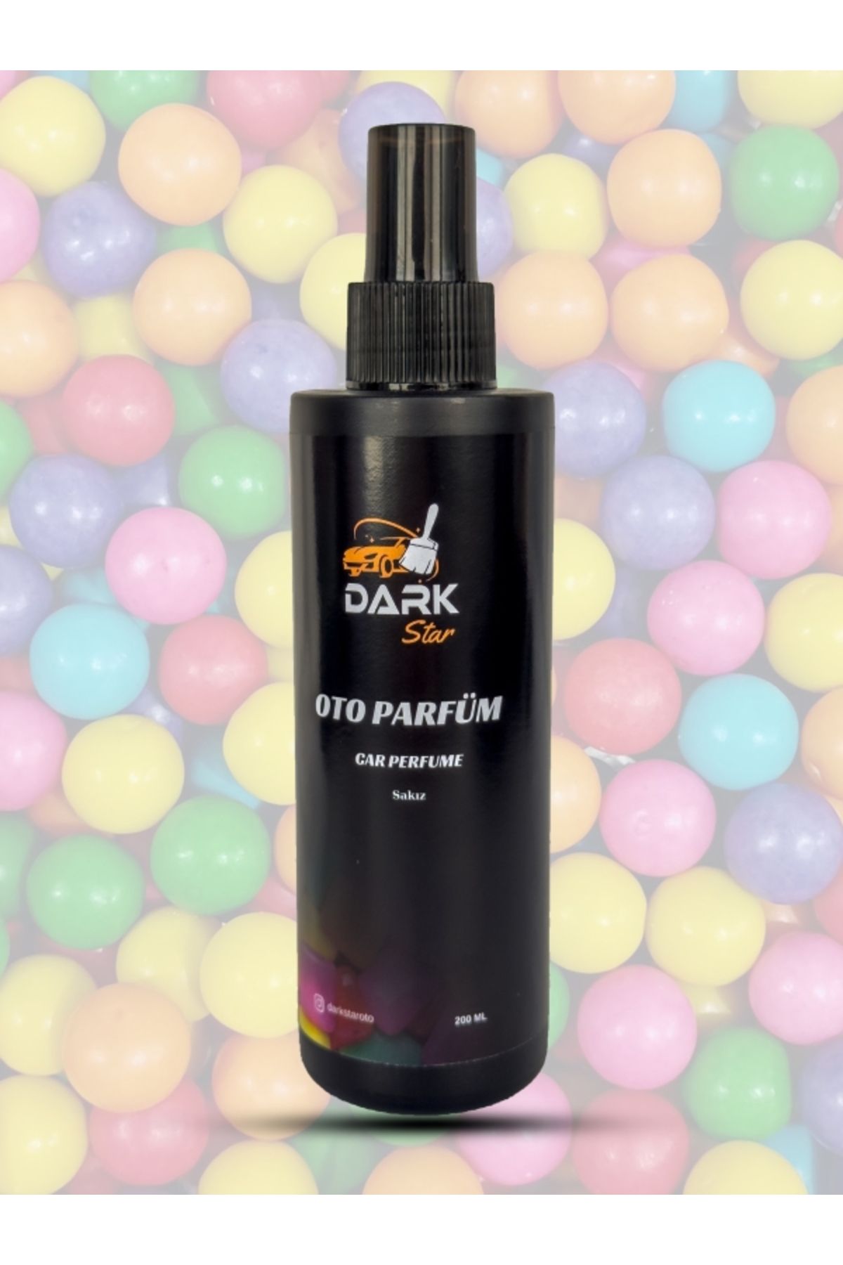 Dark Star Oto Parfüm Sakız - Sprey Araç Kokusu 200 ML
