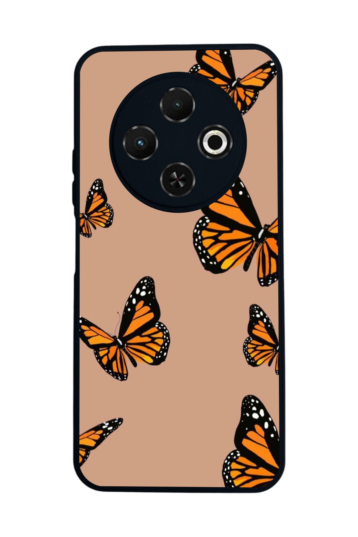 TECNO Spark 30C Mat Uyumlu Siyah Kılıf – Yumuşak Silikon, Koruyucu, Şok Emici Kapak