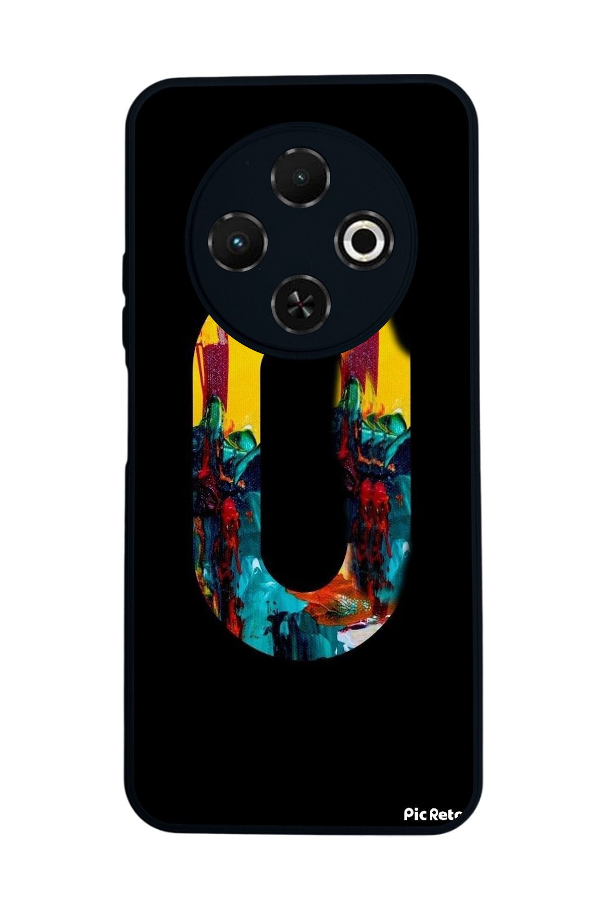 TECNO Spark 30C Mat Uyumlu Siyah Kılıf – Yumuşak Silikon, Koruyucu, Şok Emici Kapak