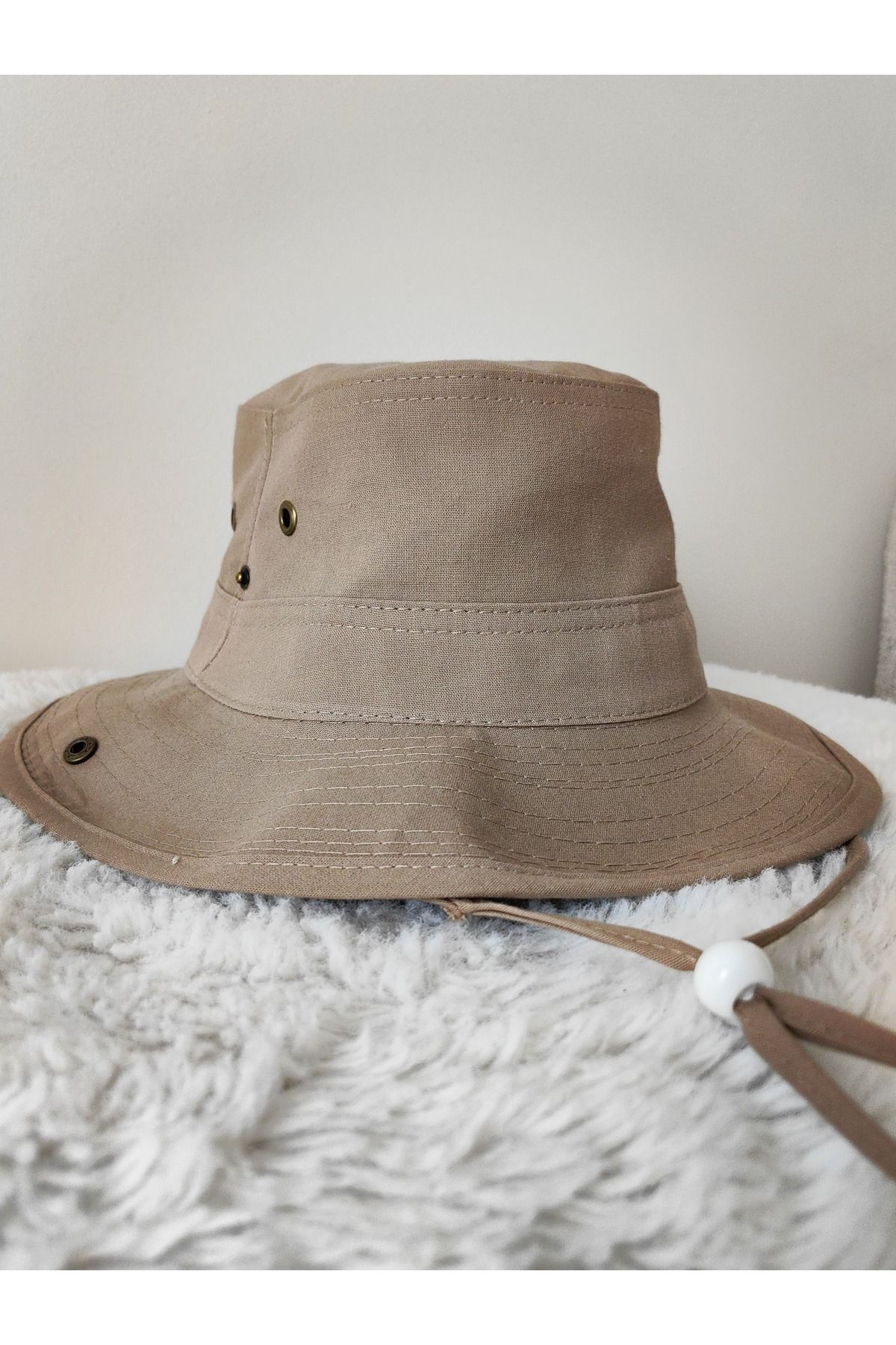 Poyraz Şapka Unisex Katlanabilir Safari Şapka – Yazlık, Geniş Kenarlı, Ayarlanabilir Sport Şapka