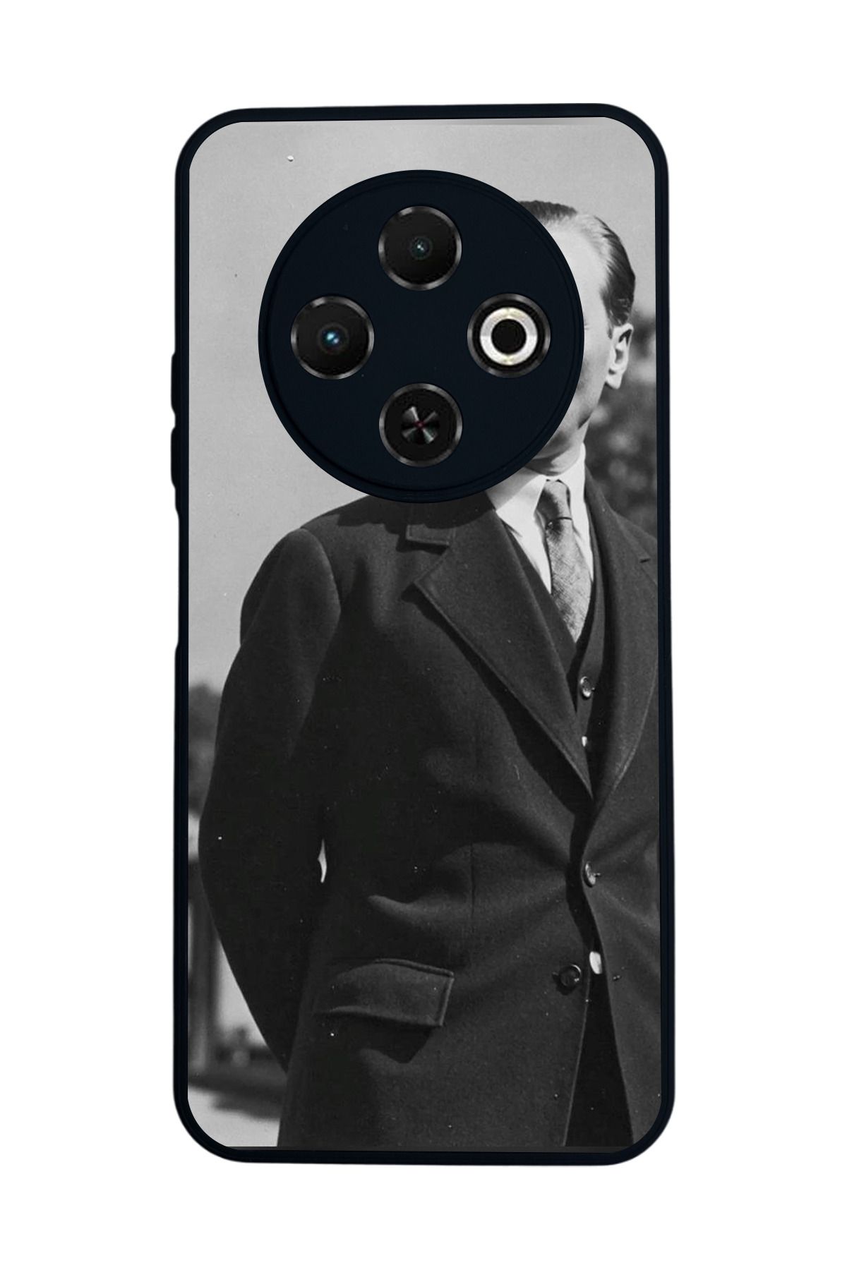 TECNO Spark 30C Mat Uyumlu Siyah Kılıf – Yumuşak Silikon, Koruyucu, Şok Emici Kapak