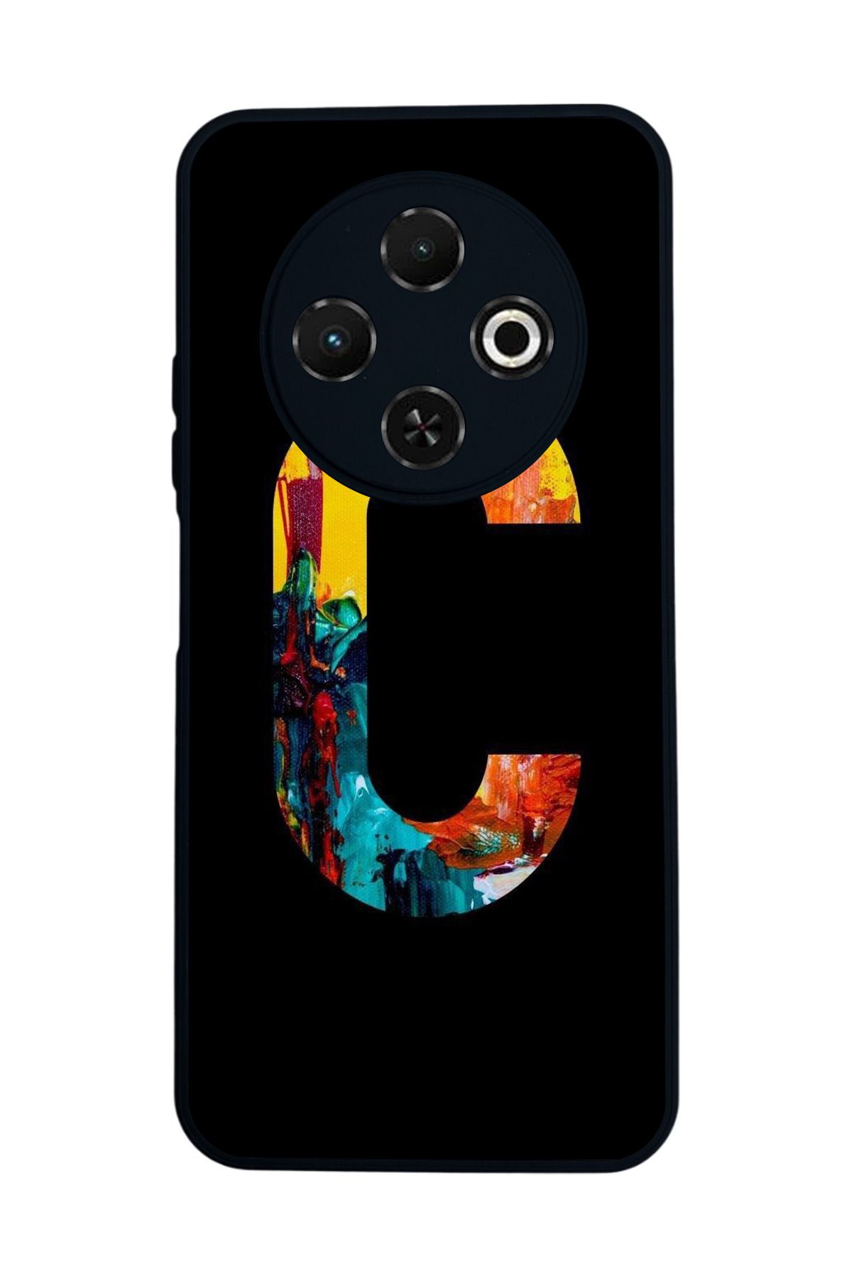 TECNO Spark 30C Mat Uyumlu Siyah Kılıf – Yumuşak Silikon, Koruyucu, Şok Emici Kapak