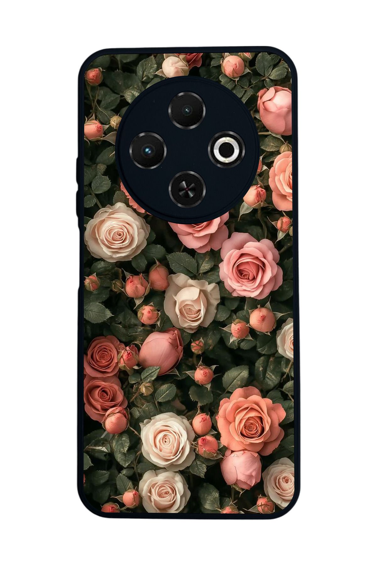 TECNO Spark 30C Mat Uyumlu Siyah Kılıf – Yumuşak Silikon, Koruyucu, Şok Emici Kapak