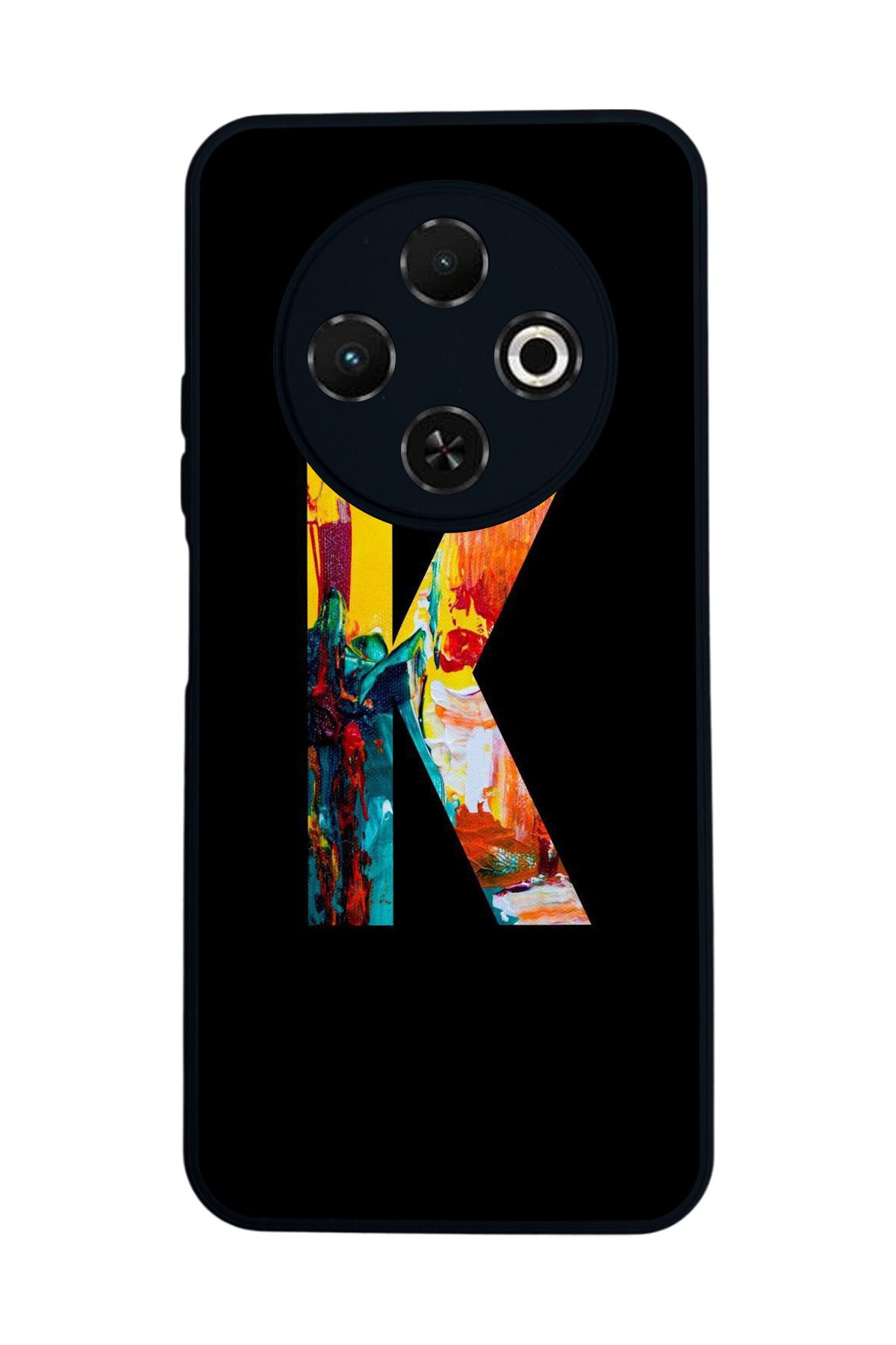 TECNO Spark 30C Mat Uyumlu Siyah Kılıf – Yumuşak Silikon, Koruyucu, Şok Emici Kapak