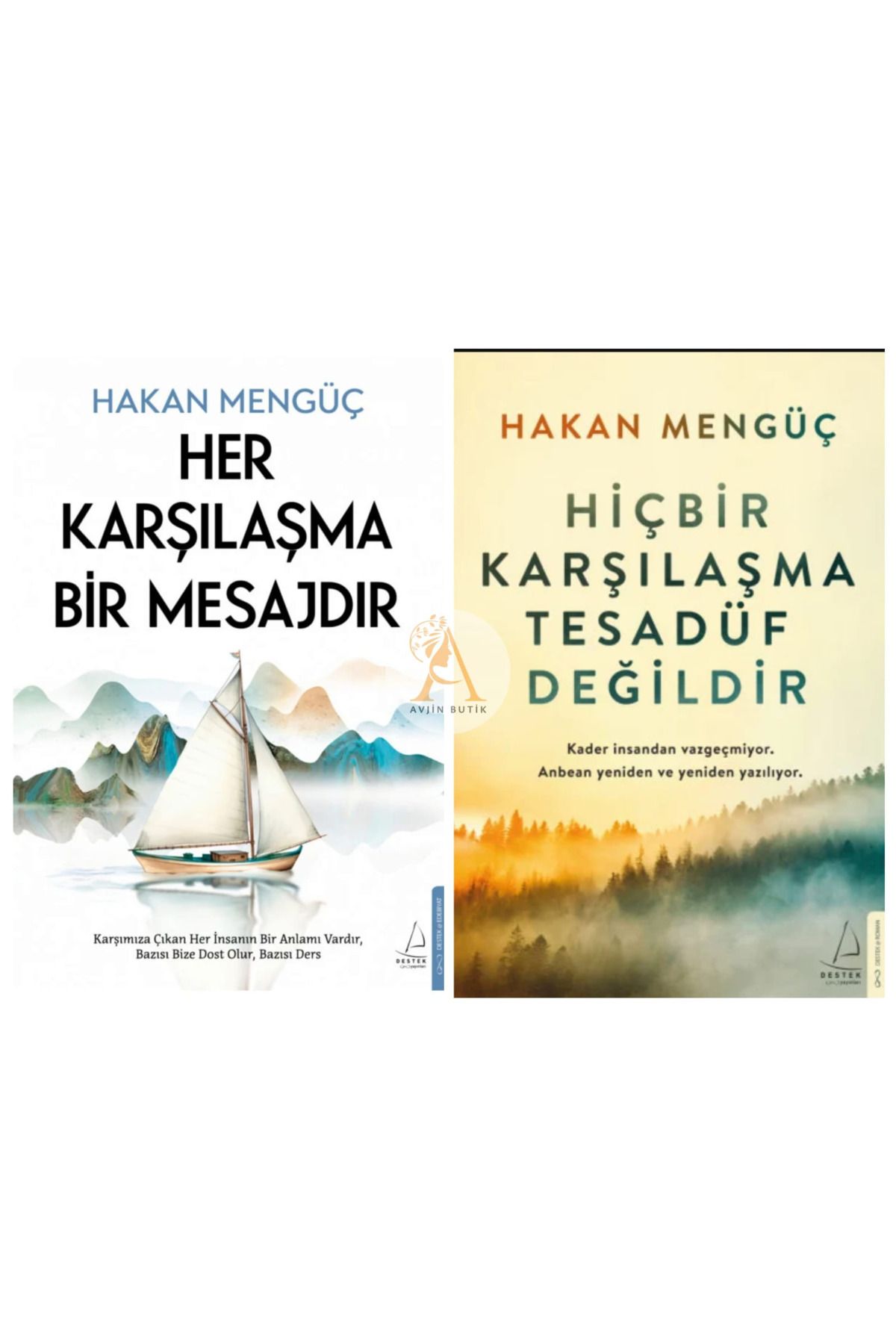 Destek Yayınları Her Karşılaşma Bir Mesajdır/Hiçbir Karşılaşma Tesadüf Değildir/2 Kitap Set/HAKAN MENGÜÇ