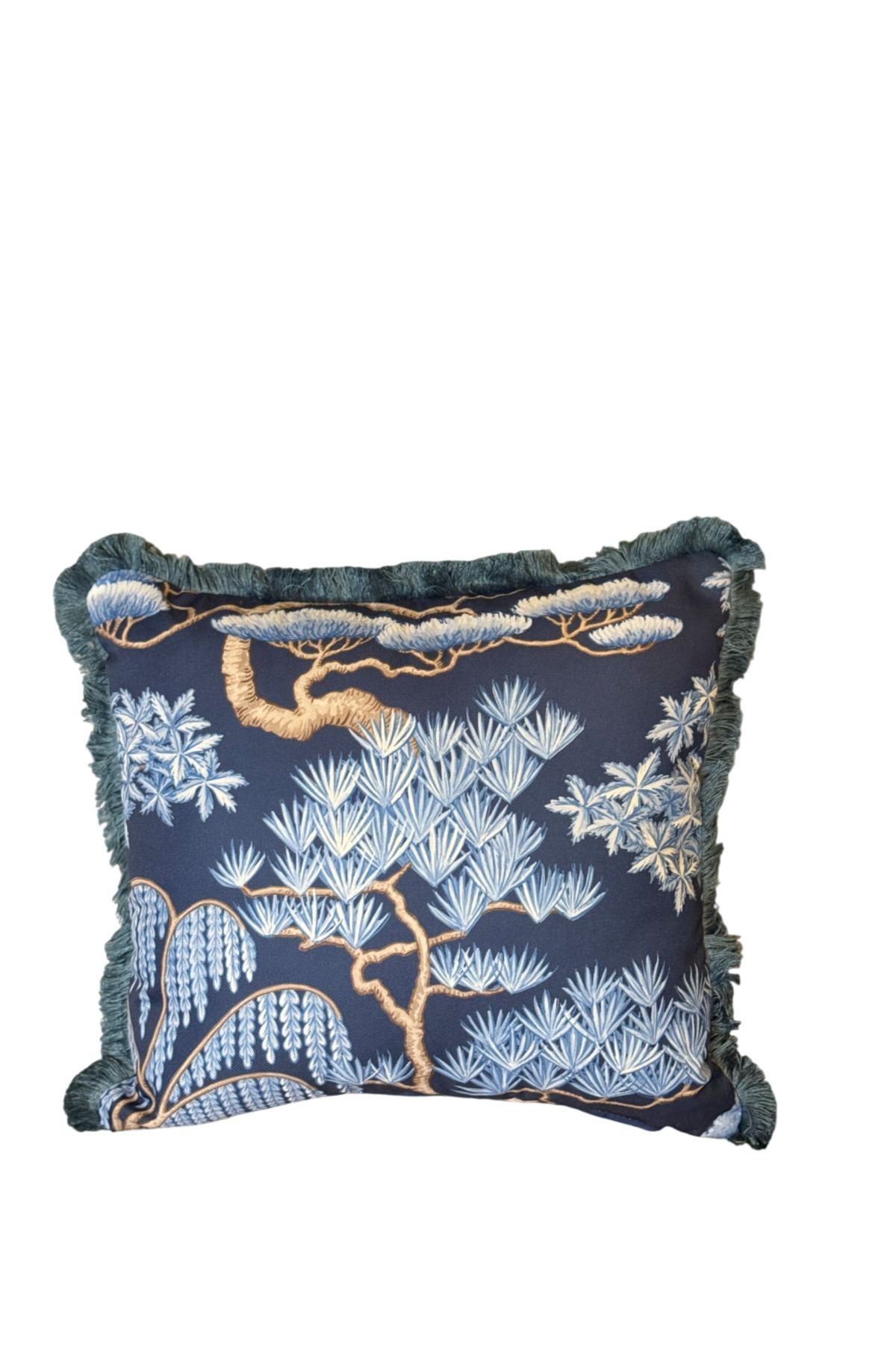 ESM Home Mavi Orman Kırlent Kılıfı 45x45