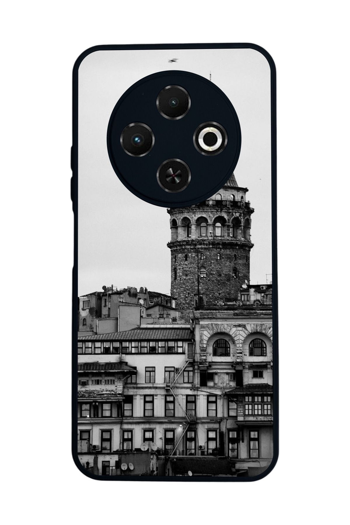 TECNO Spark 30C Mat Uyumlu Siyah Kılıf – Yumuşak Silikon, Koruyucu, Şok Emici Kapak
