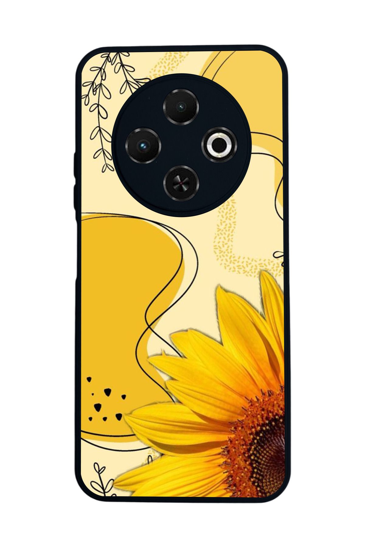 TECNO Spark 30C Mat Uyumlu Siyah Kılıf – Yumuşak Silikon, Koruyucu, Şok Emici Kapak