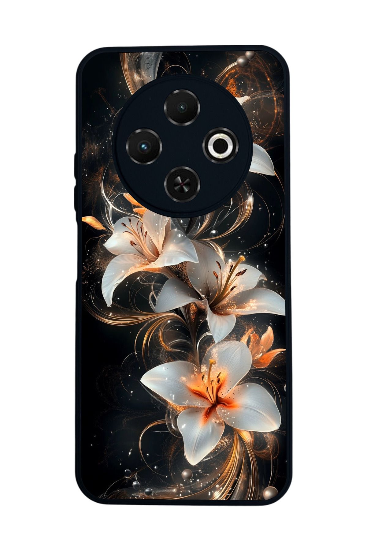 TECNO Spark 30C Mat Uyumlu Siyah Kılıf – Yumuşak Silikon, Koruyucu, Şok Emici Kapak