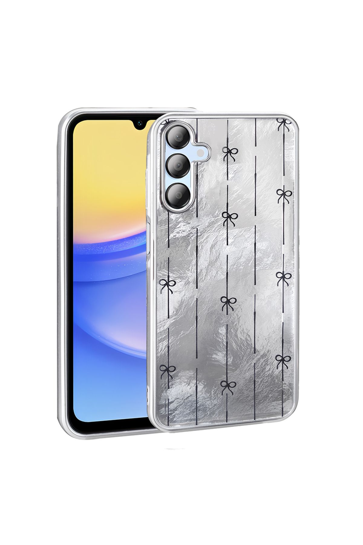 Başkenttekno Samsung Galaxy A15 Kılıf Desenli Mep Kapak