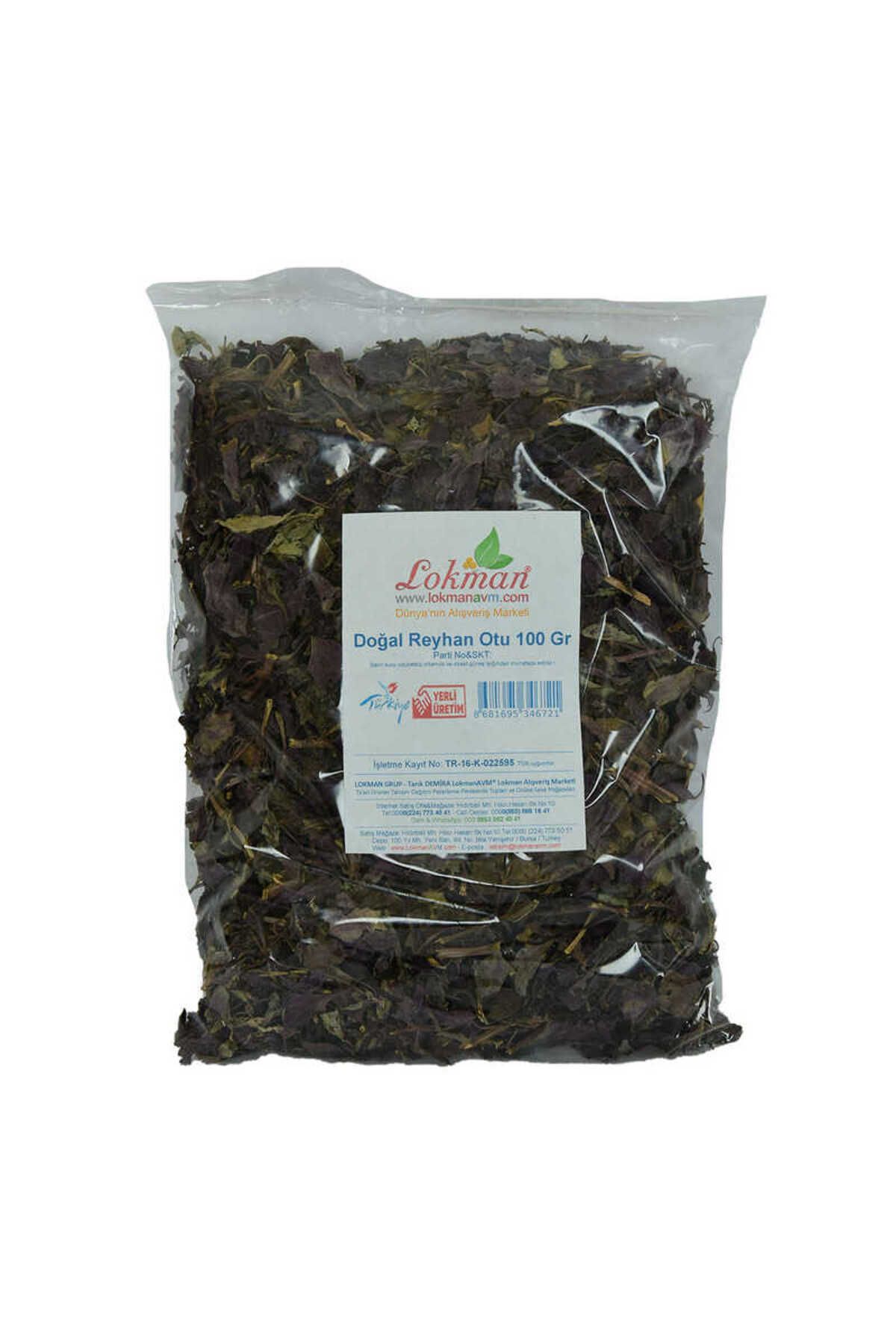 TimeStart Doğal Reyhan Otu Mor 100 Gr Paket