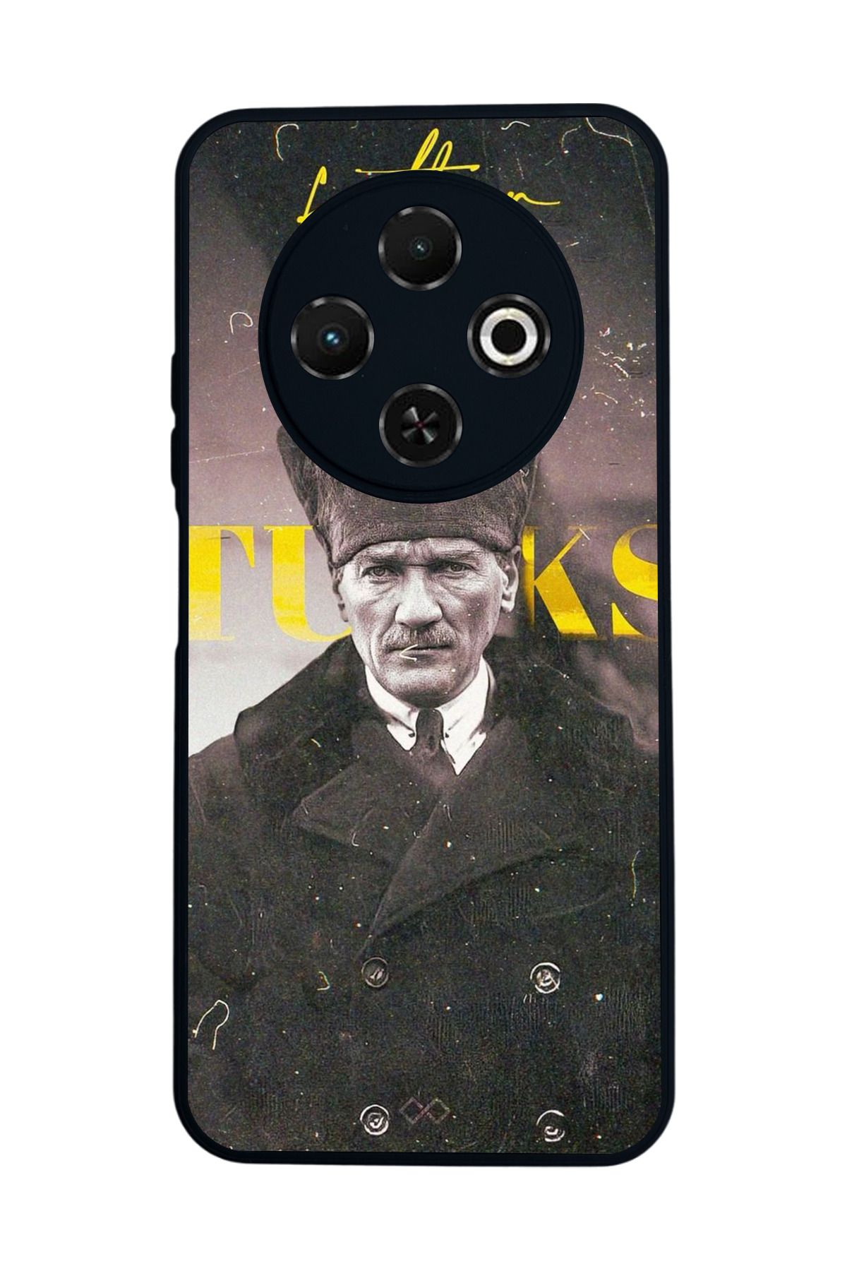 TECNO Spark 30C Mat Uyumlu Siyah Kılıf – Yumuşak Silikon, Koruyucu, Şok Emici Kapak