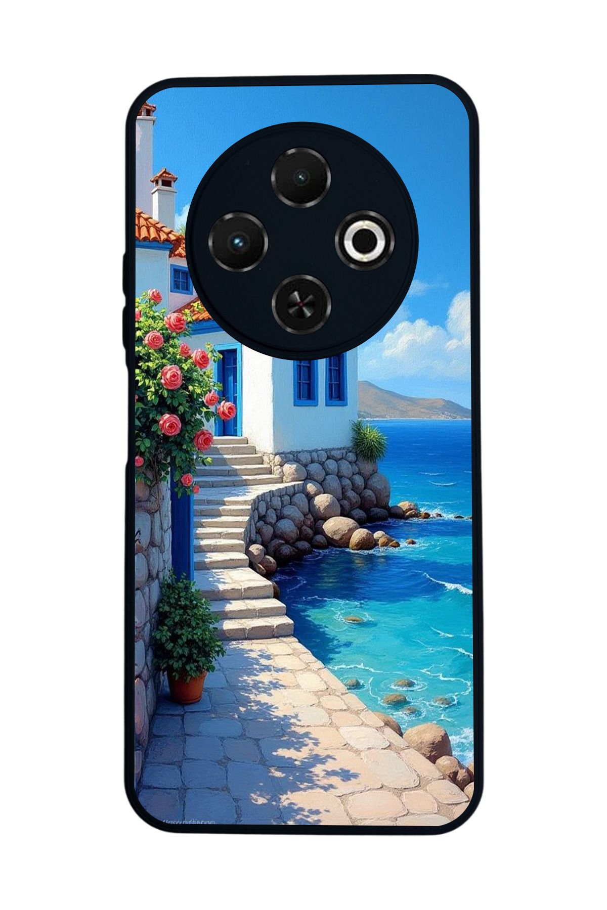TECNO Spark 30C Mat Uyumlu Siyah Kılıf – Yumuşak Silikon, Koruyucu, Şok Emici Kapak