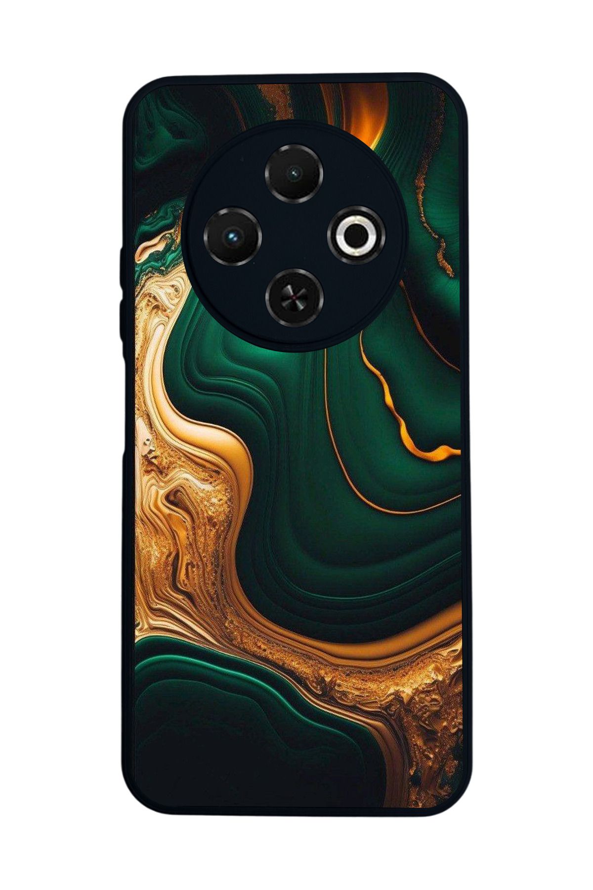 TECNO Spark 30C Mat Uyumlu Siyah Kılıf – Yumuşak Silikon, Koruyucu, Şok Emici Kapak