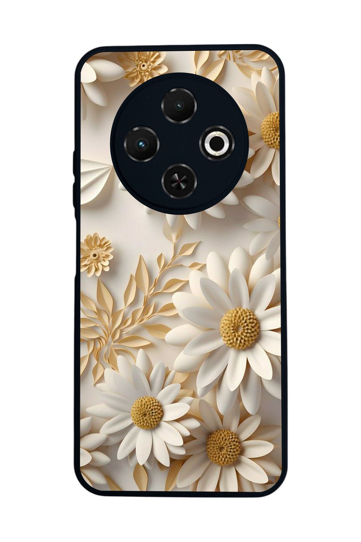 TECNO Spark 30C Mat Uyumlu Siyah Kılıf – Yumuşak Silikon, Koruyucu, Şok Emici Kapak