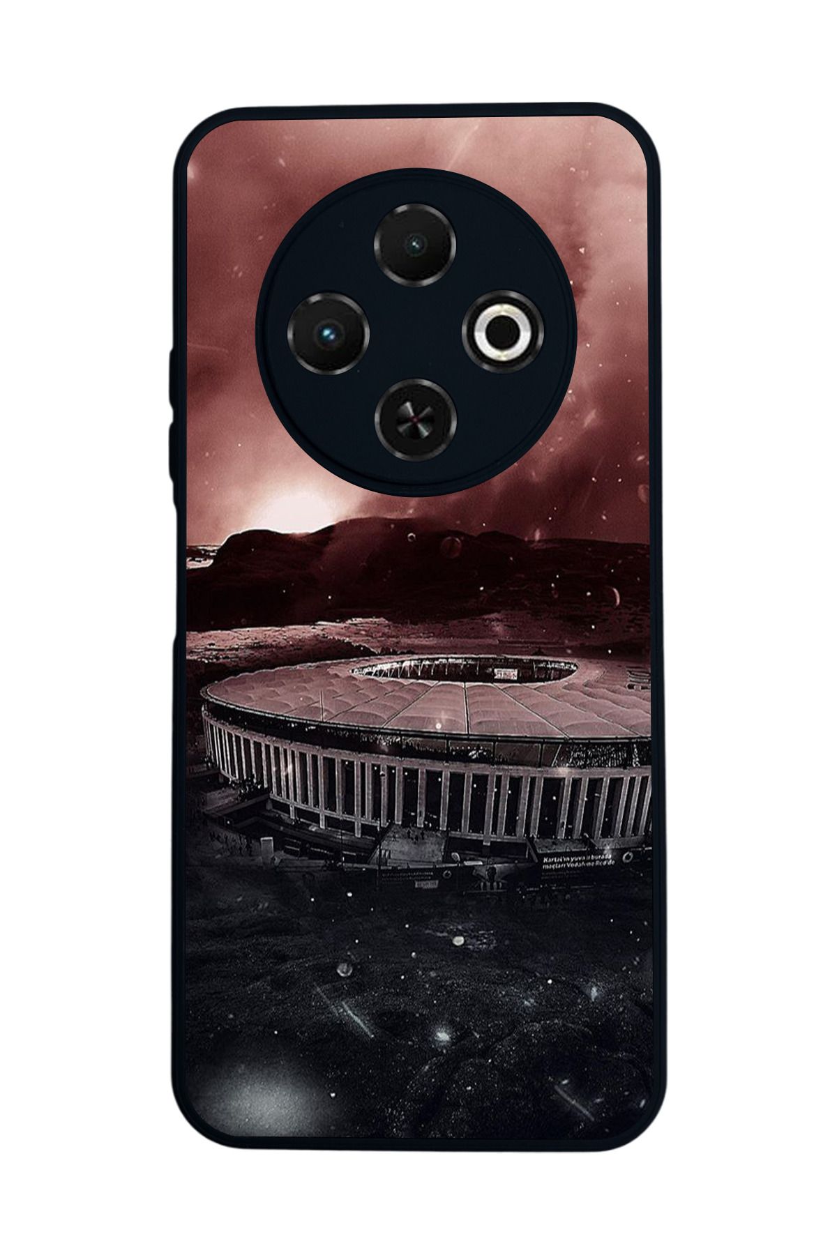 TECNO Spark 30C Mat Uyumlu Siyah Kılıf – Yumuşak Silikon, Koruyucu, Şok Emici Kapak