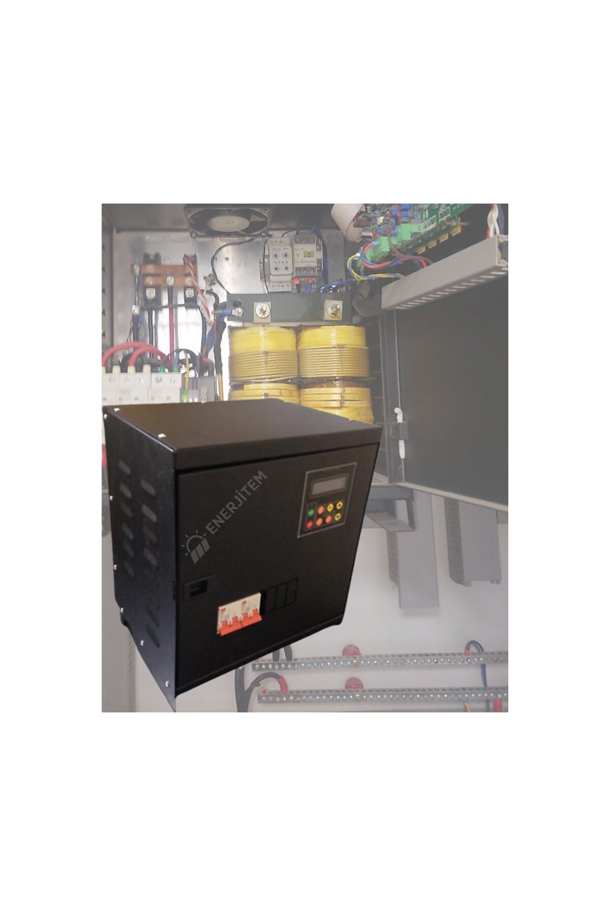ENERJİTEM Monofaze Redresör(Rectifier),battery Charger, 220 Vac Giriş/12 Vdc 100 Ah Çıkış