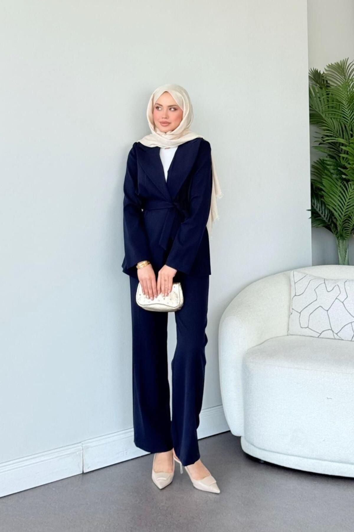 Şulemoda Giyim Fide Takım Lacivert