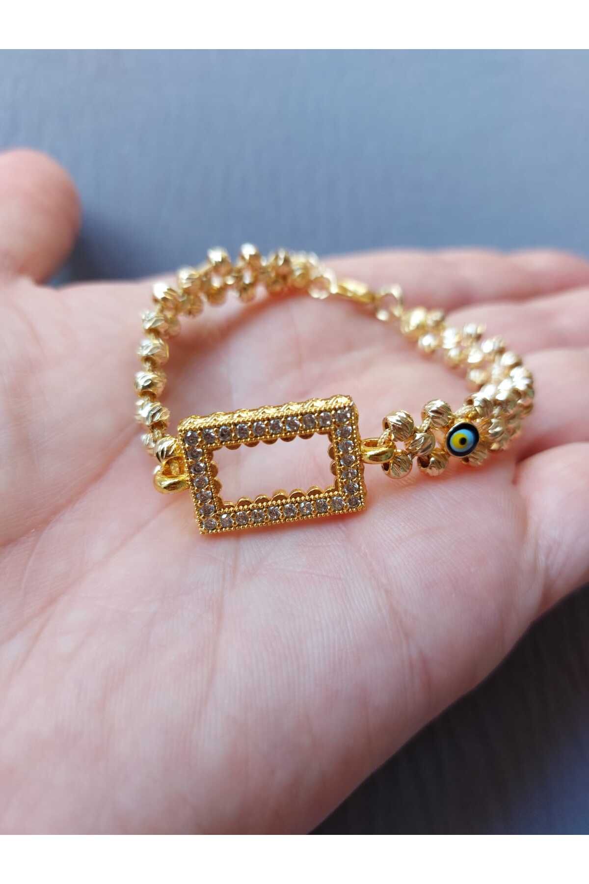 GEZERGOLD TAKI garama uyumludur dorika bileklik nazar bonculu