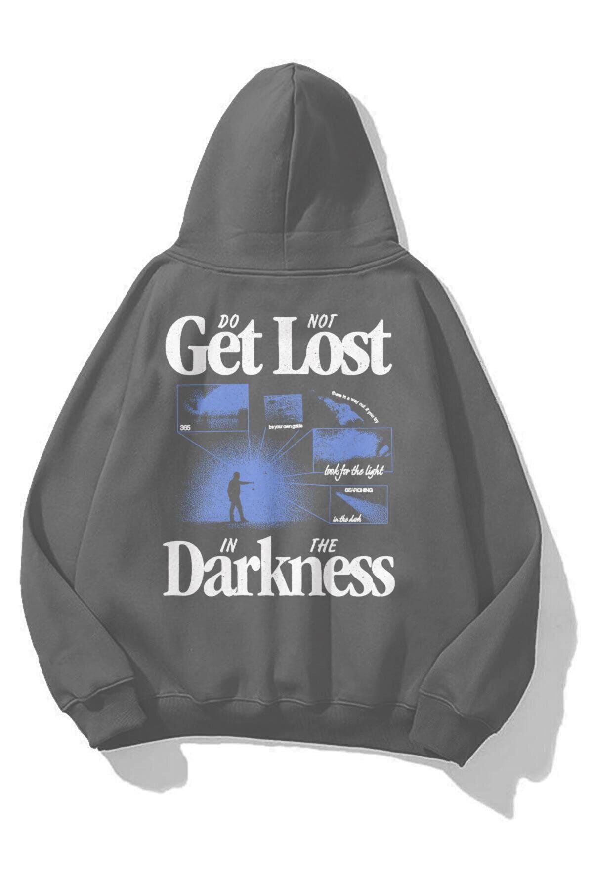 Boi Unisex Get Lost Sweatshirt Antrasit