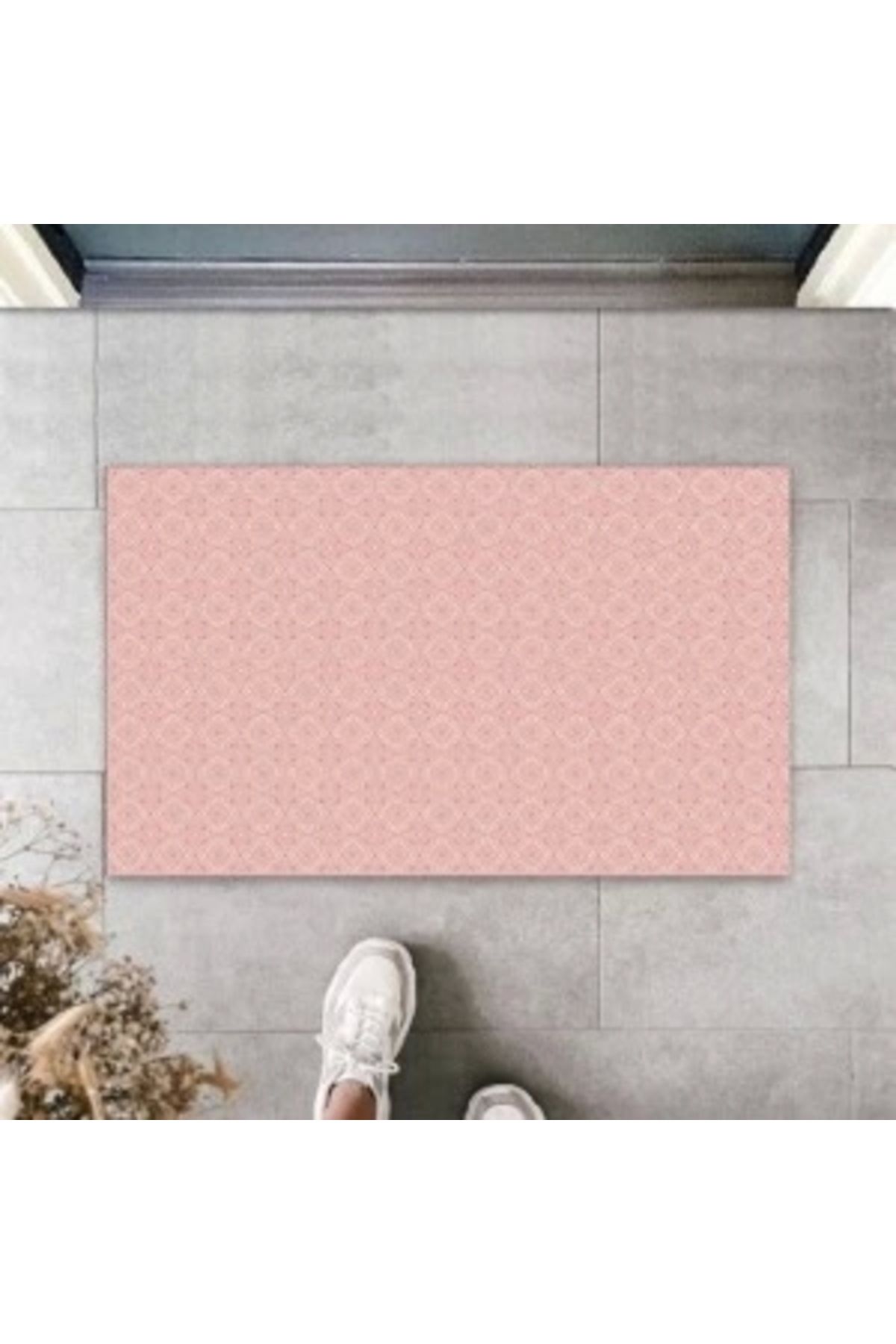 STOREMAX Pempe Kapı Önü Paspası Kare Motif Desen K-3210