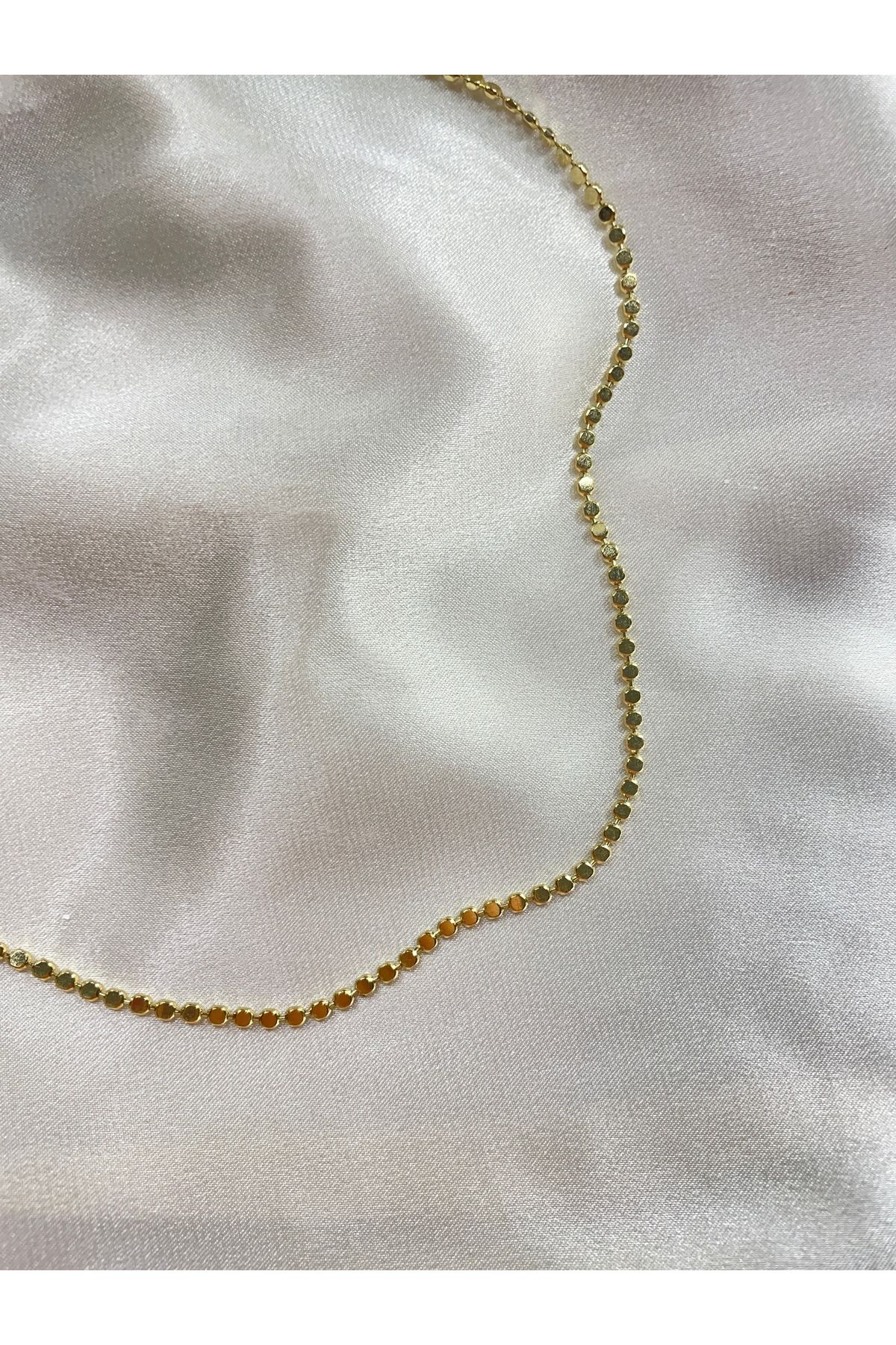 lotusbybuket Vıp Çelik Gold Özel Tasarım Gold Zincir Kolye