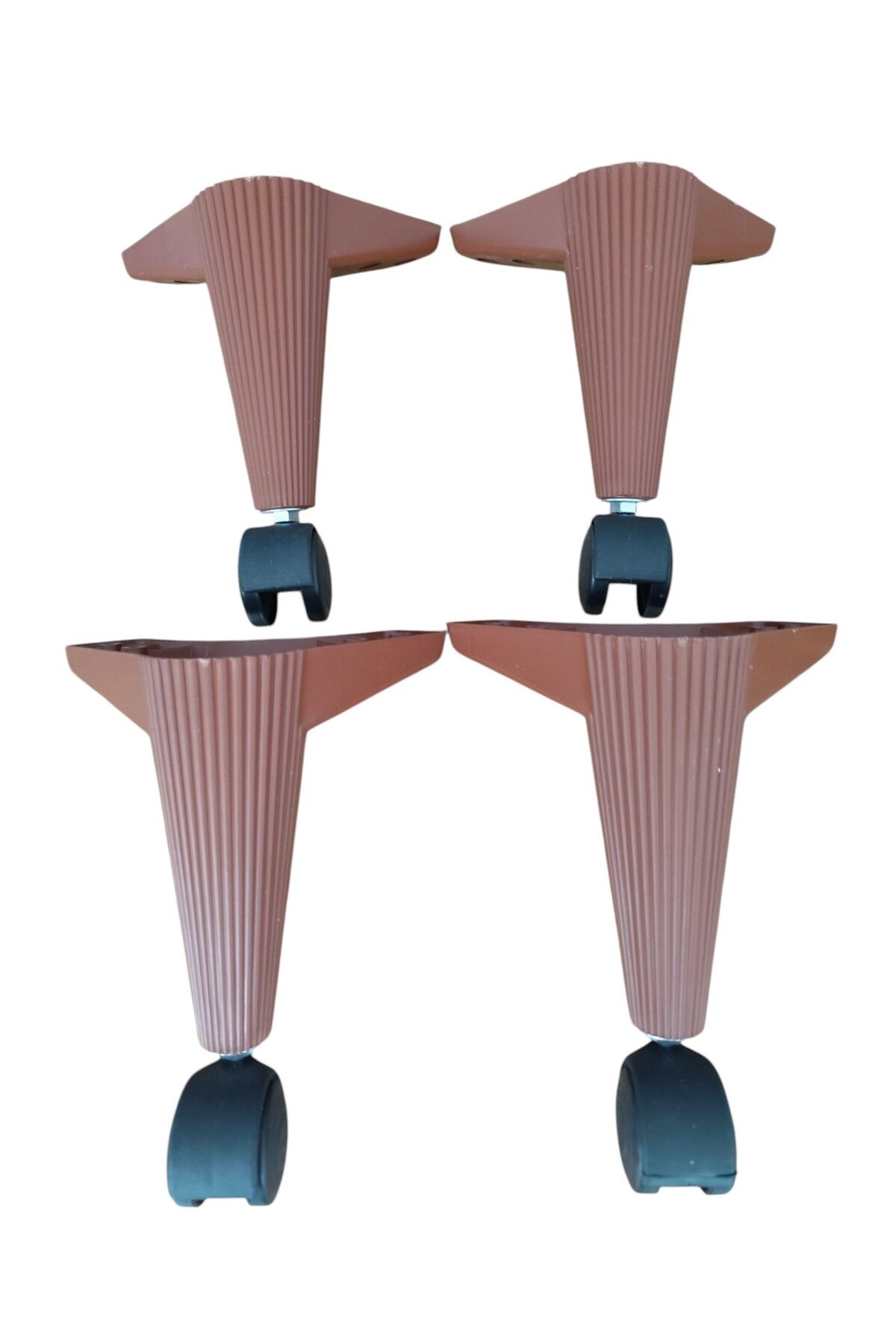 elbse Tekerlekli Sehpa Masa Ayağı, Akıllı Sehpa Ayağı, Sihirli Sehpa Ayağı4 Adet 360 Derece 20 Cm