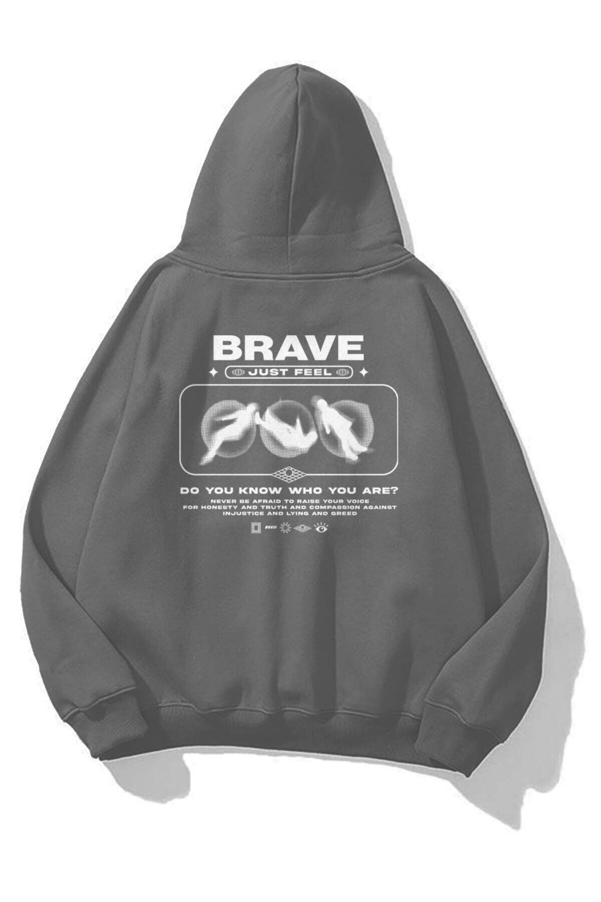 Boi Unisex Brave Sweatshirt Antrasit