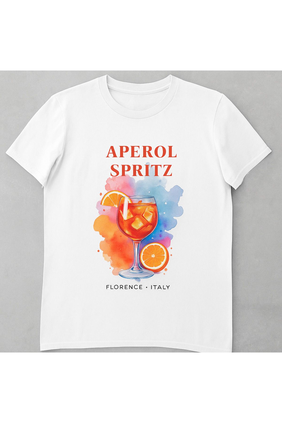 MİHALİÇ Aperol Spritz Tasarımlı T-Shirt