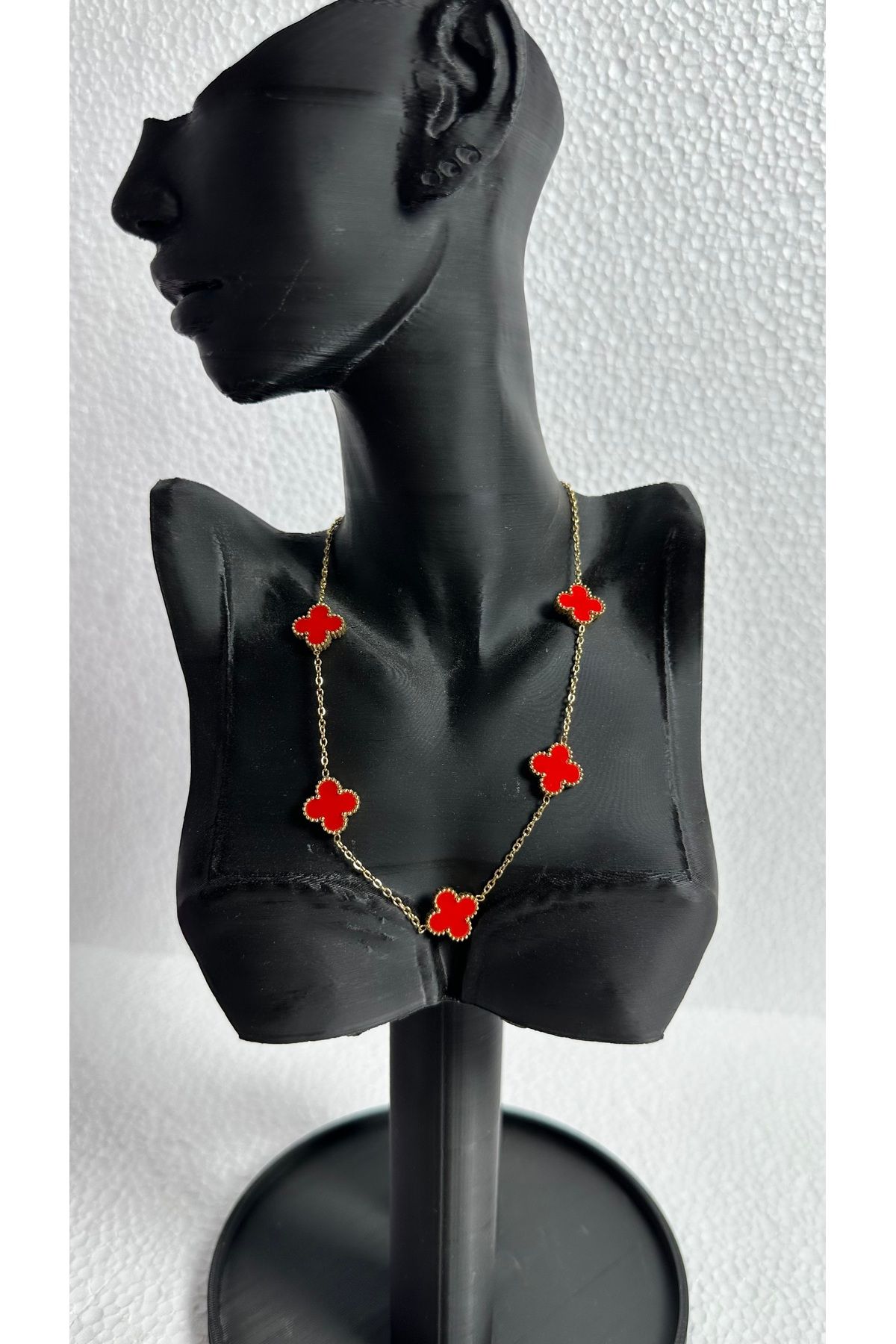 Butik Çelik Van Cleef Kolye