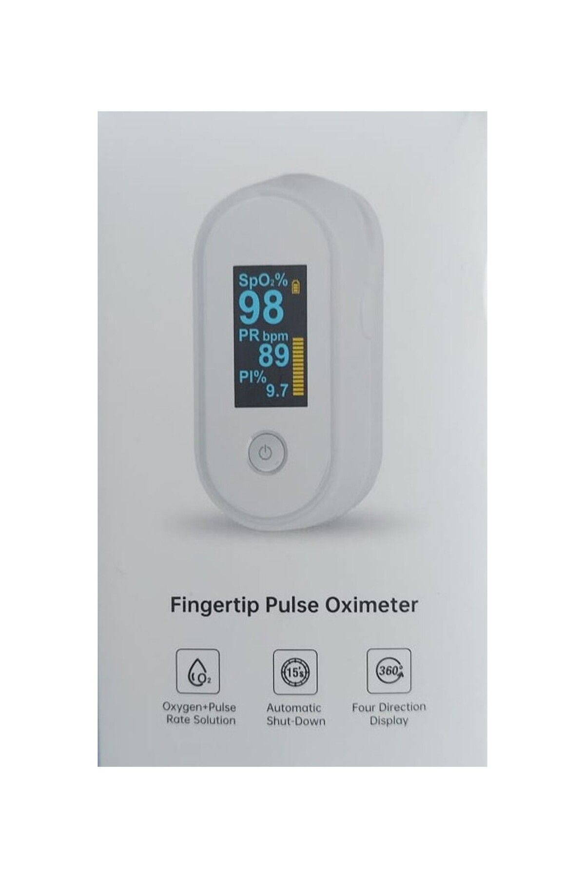 LabPrime Oksimetre - Parmak Ucundan Nabız ve Kan Oksijen Ölçümü