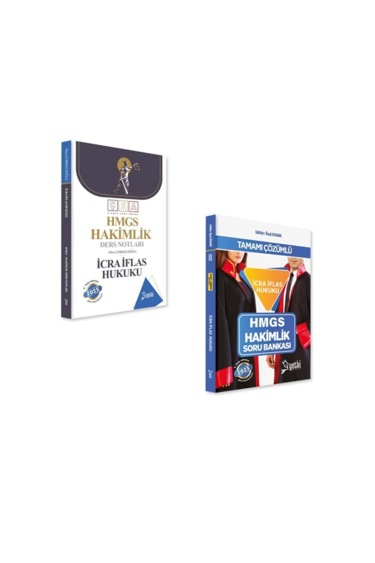 Yetki Yayıncılık ÇSA İCRA İFLAS HUKUKU HAKİMLİK DERS NOTLARI + SORU BANKASI 2025