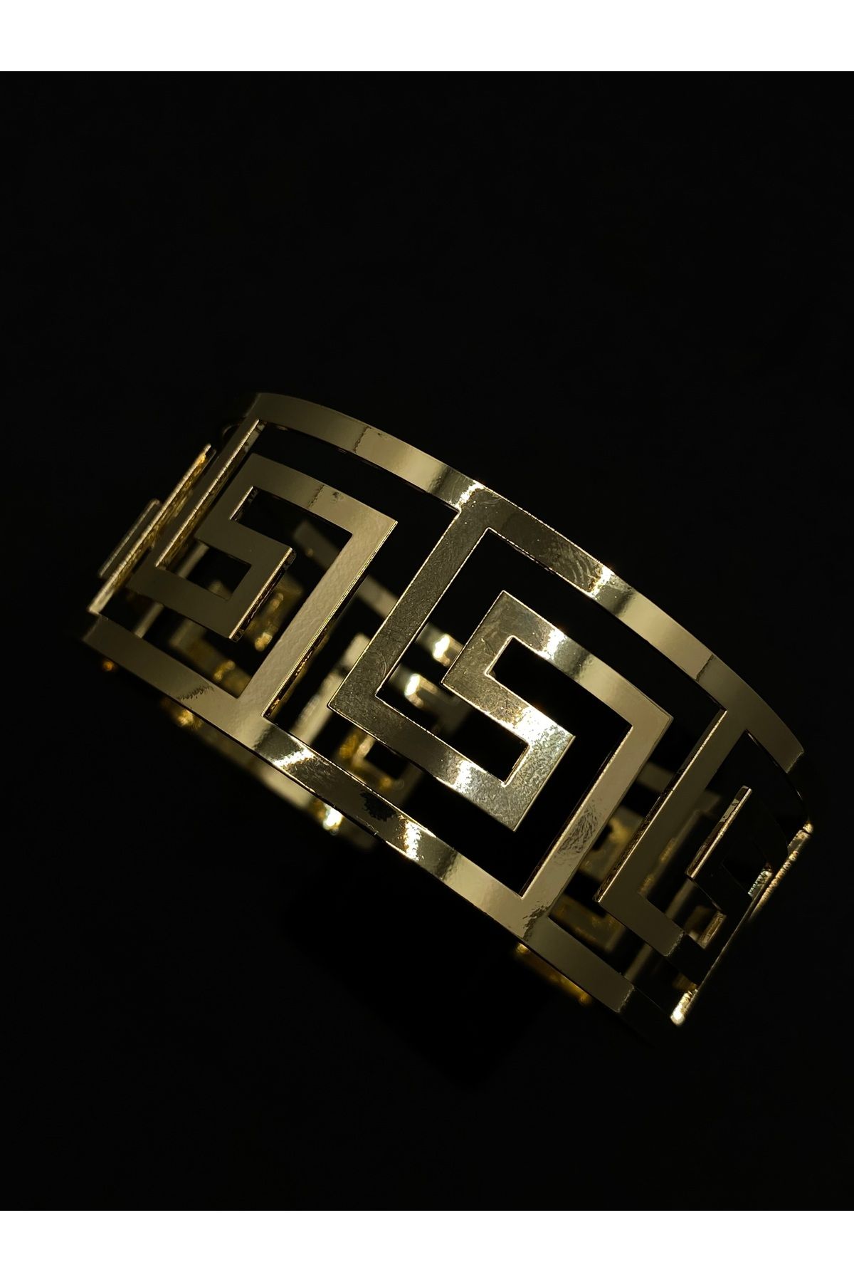 Jiji Jewelery Marka Tasarım Altın Renk Trend Çelik Pazu Bilekliği