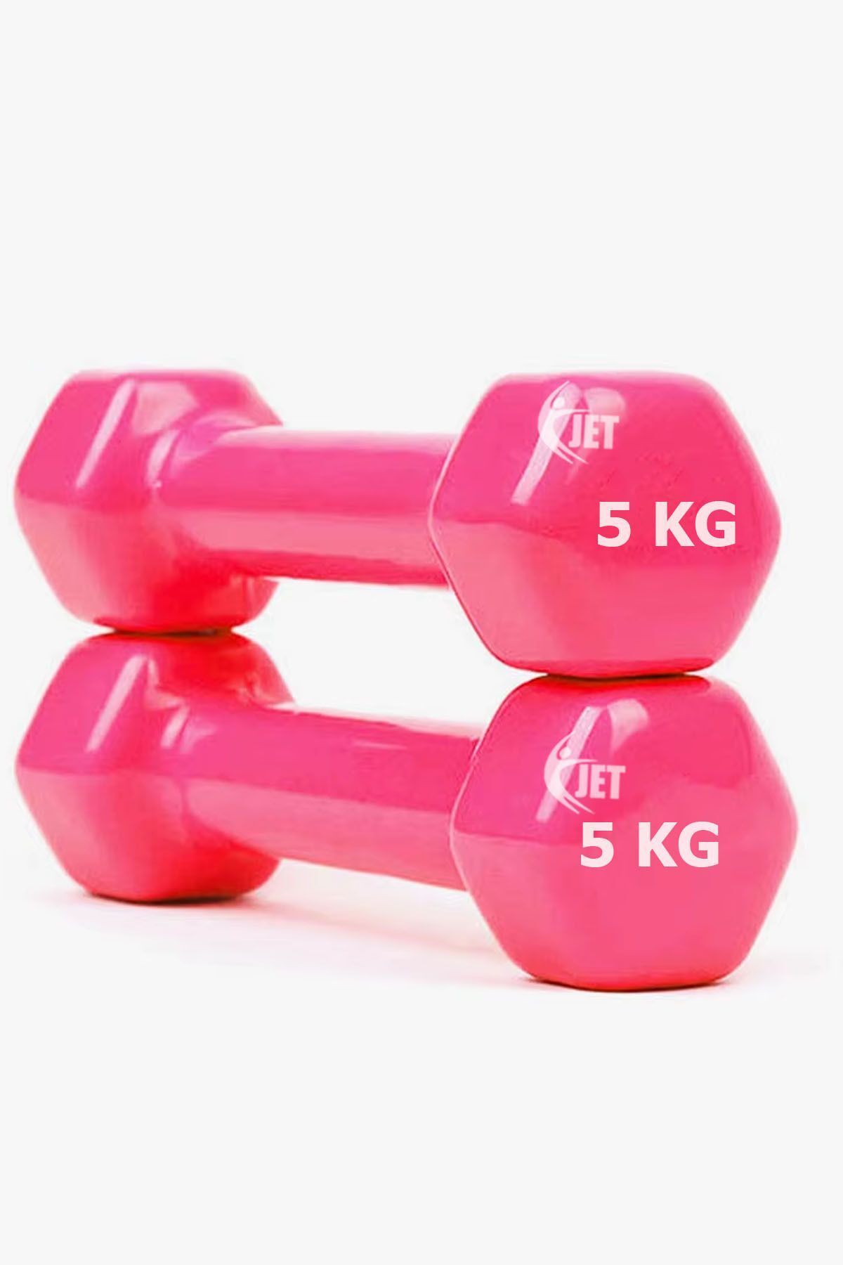 SerenityHaven Deluxe 5 Kg Demir Dambıl Vinyl Demir Döküm Dambıl Seti El Ağırlığı 5Kg x 2 Adet Dumbell