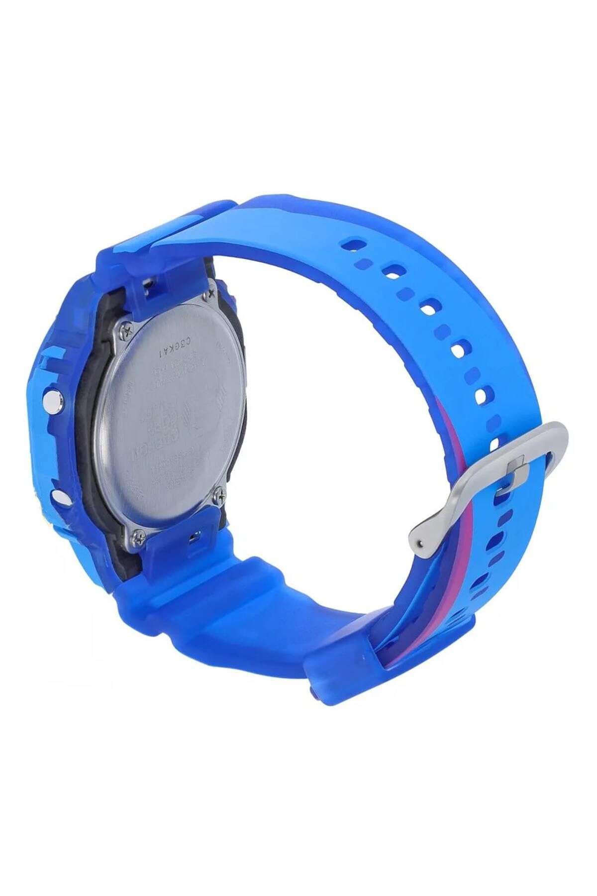 Casio-Ceas Casio G-Shock, The Origin DWE-5600PR-2ER, Set cu 2 bratari si carcase suplimentare 5