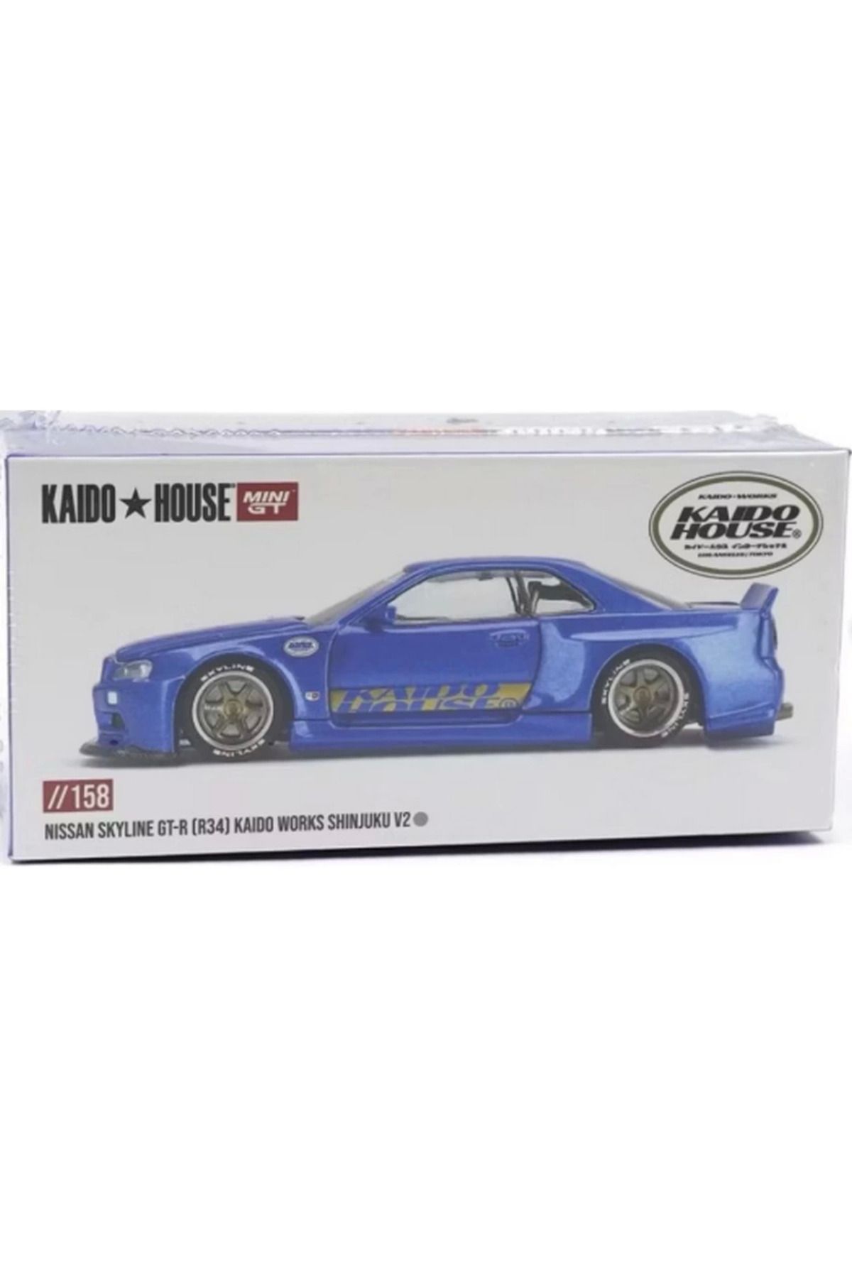 estevia X Kaidohouse 1/64 Nissan Skyline Gt-R R34 Kaido Works V2 Aero Shinjuku V2 Yeni!!!