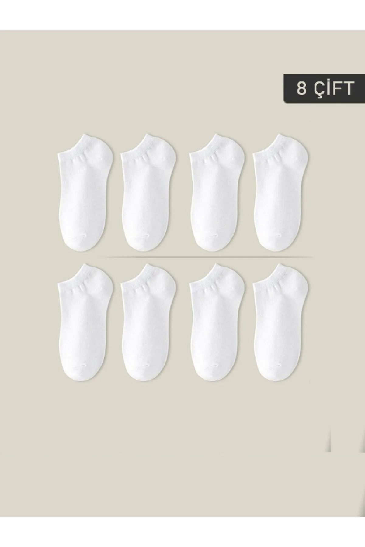 BELİNAY SOCKS Unisex Patik Çorap 8 Çift